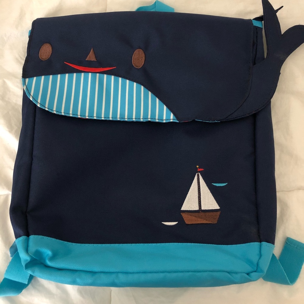Land of Nod Whale Teacher Pet Backpack